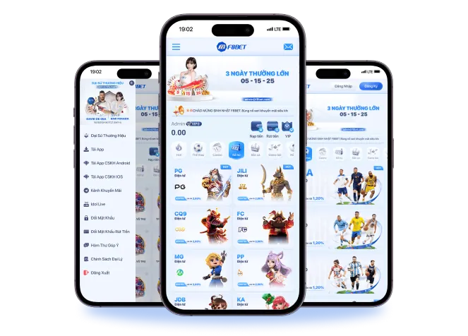 Hình ảnh đa dạng các trò chơi casino và cá cược thể thao